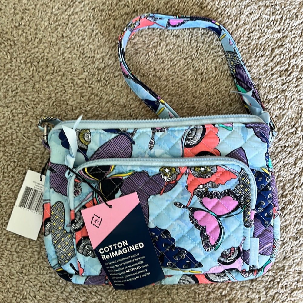 Vera Bradley Butterfly By RFID Little Hipster